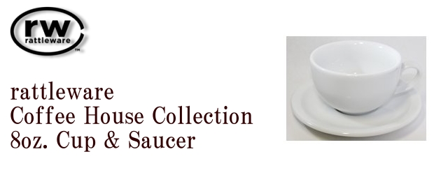 attleware Coffee House Collection 8oz. & Saucer