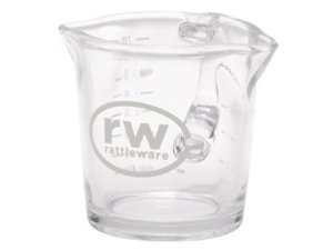 3oz.ES Logo Spouted Shot Glass with Handle 27610