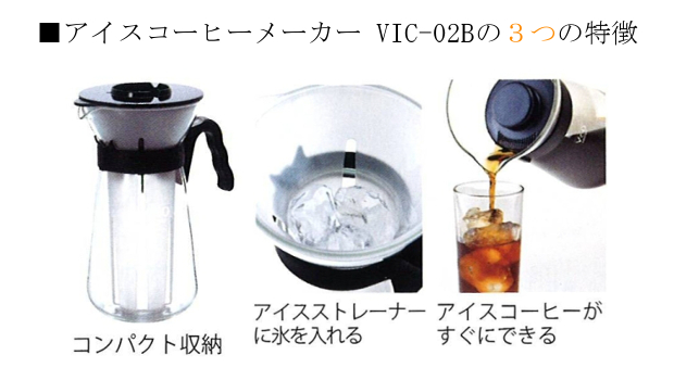 hario/ハリオ】V60 アイスコーヒーメーカー VIC-02B アイスコーヒー