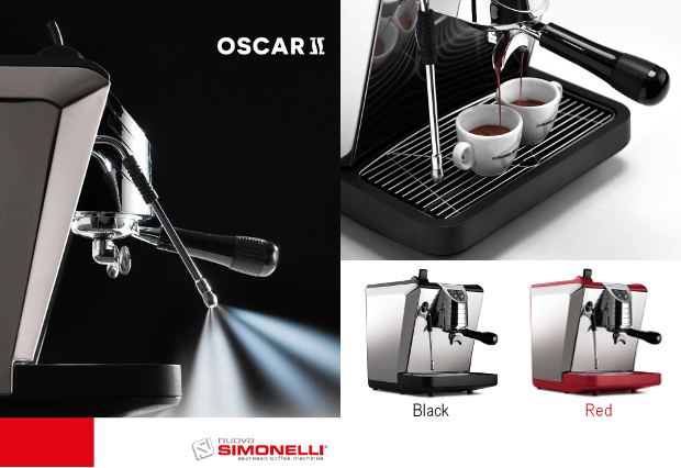 正規輸入品】【Simonelli/シモネリ】Oscar オスカー2（ブラック） シモネリ コーヒー器具、コーヒー用品ならFa Coffee