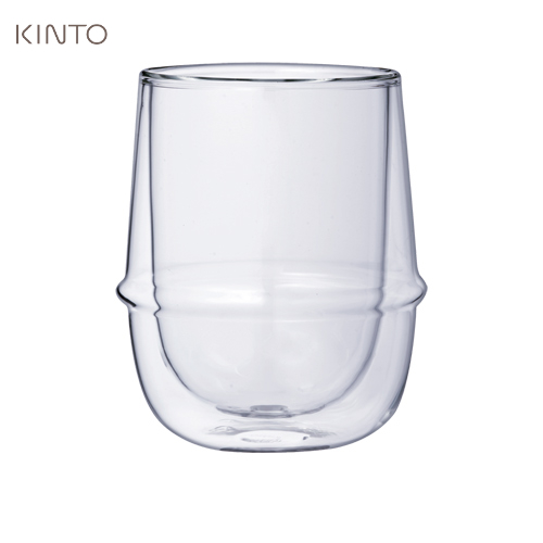 キントー　コーヒーカップ　耐熱ガラス　デザイングラス4個セット