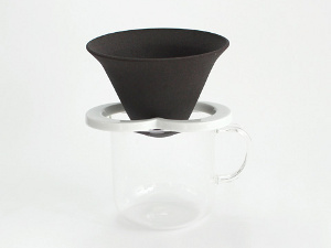 【224porcelain】セラミックコーヒーフィルター Coffe hat white
