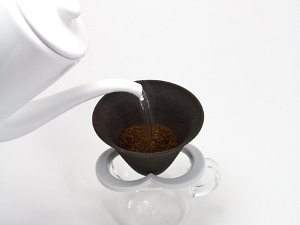 【224porcelain】セラミックコーヒーフィルター Coffe hat white