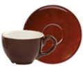 Cremaware Cup 2oz　茶 & Saucer