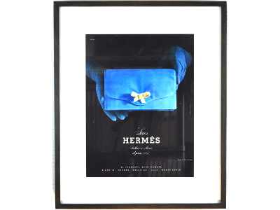 HERMES（エルメス）の華やかなパーティクラッチポスター