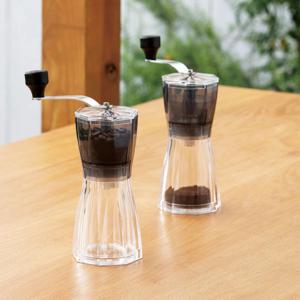 【HARIO】 コーヒーミル・オクト 透明ブラック MOC-3-TB ハリオ コーヒー器具、コーヒー用品ならFa Coffee