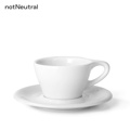 nN LN Cappuccino Cup & Saucer 6oz White