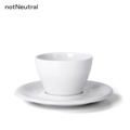 【notNeutral】 nN MN Cappuccino Cup & Saucer 6oz White 89208855